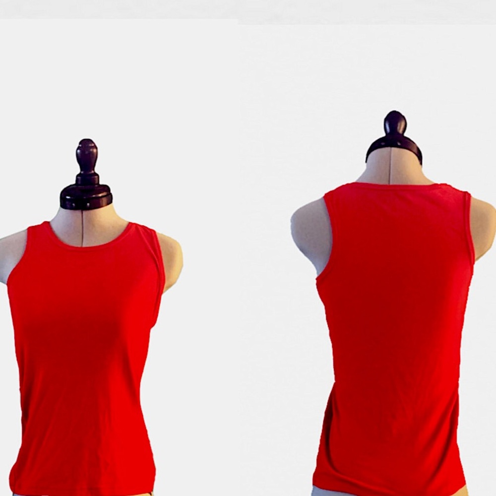 Apple red tank top, Cat & Jack, size 10/12 in girls